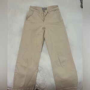 Everlane Tan high waisted Classic Straight-Leg
